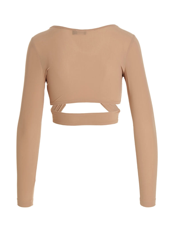 Atlain Beige Long Sleeve Top