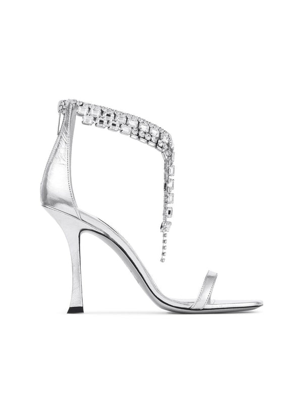 Verity Crystal Decorated
  Sandal Heels