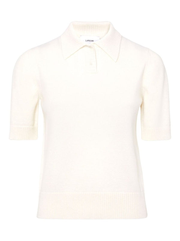Lardini White Half Sleeve
