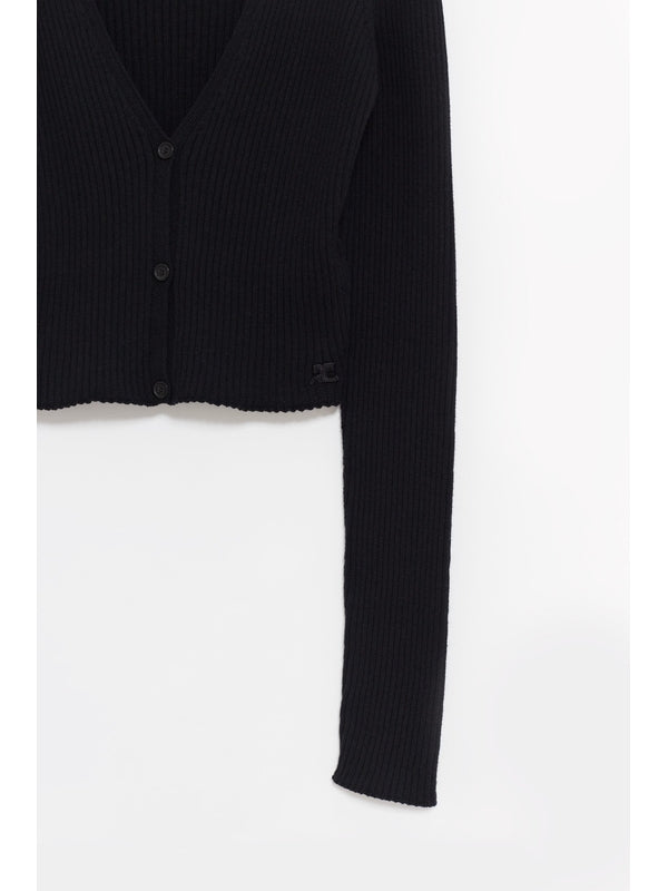 Courrèges Black Cardigans