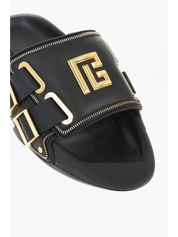 Balmain Black Slides