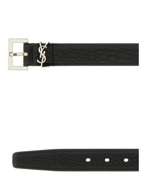 Cassandra Logo Buckle Leather
  Belt