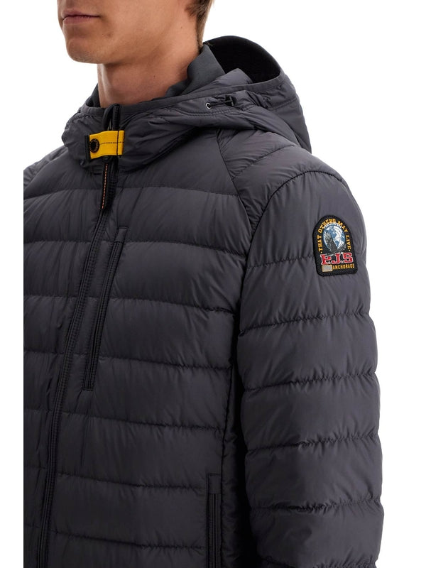 Logo Patch Hooded Padded Jacket