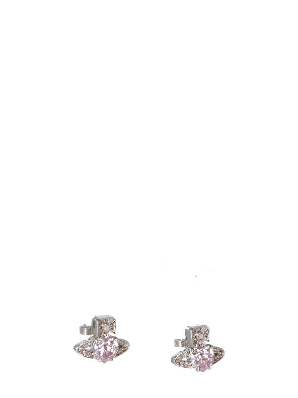 Ariella Orb Logo Crystal Earrings