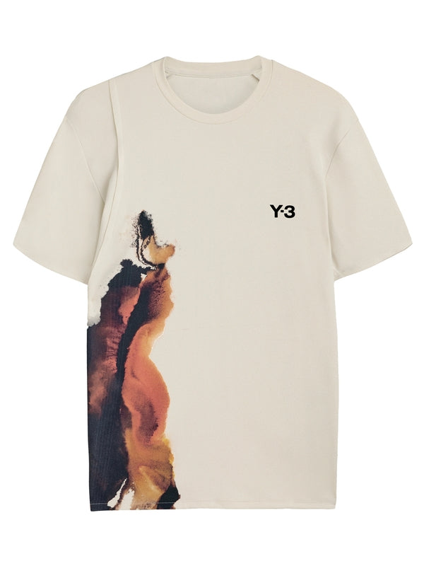 Y3 Ivory Short Sleeve T-Shirt