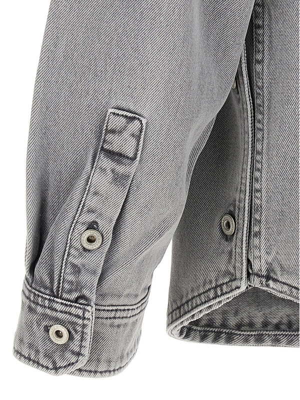 Snap Button
  Denim Shirt Jacket