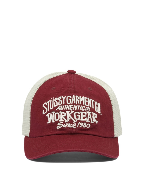 Stussy LP WORKGEAR Burgundy Cap