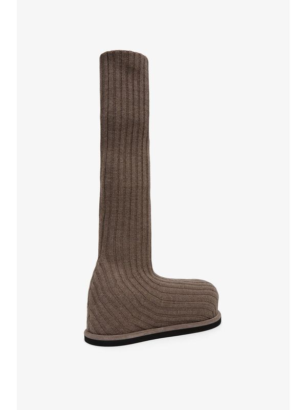 Veneda Ribbed Wool Knit High
  Boots