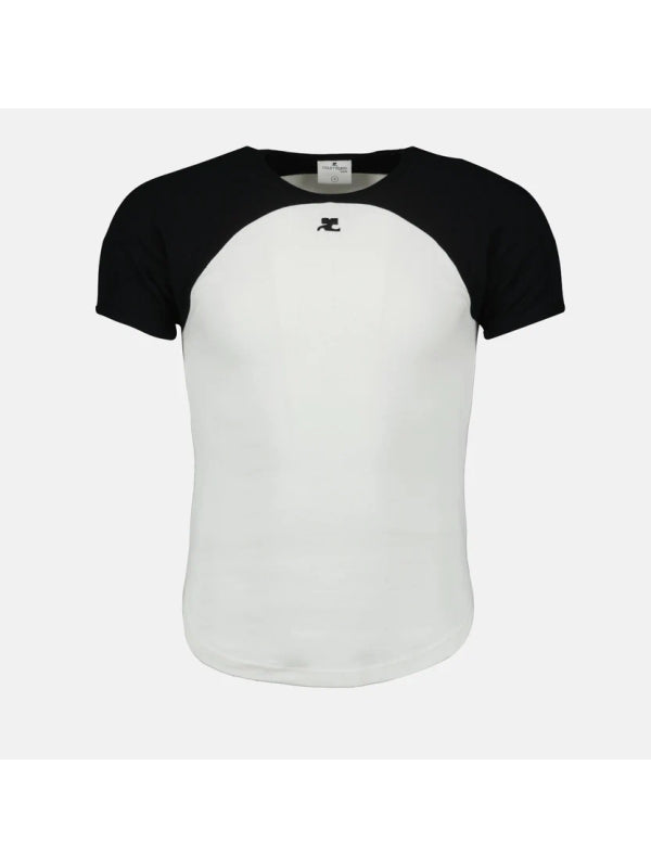 Courrèges White Half Sleeve