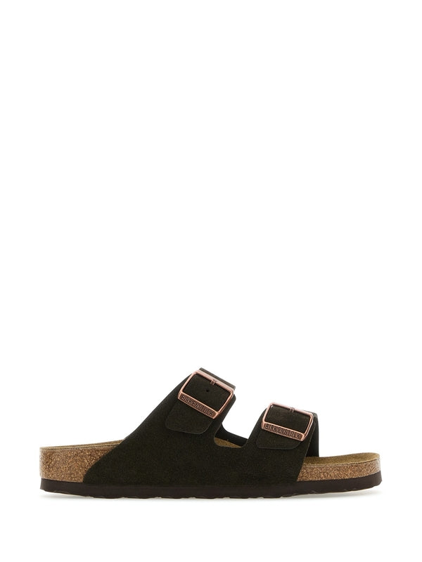 Arizona Buckle Suede Sandals