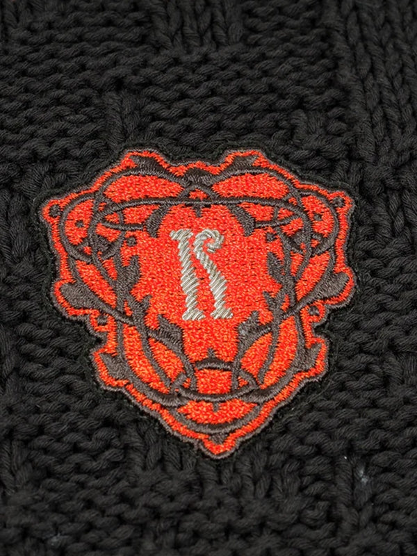 FITZ Logo black knit