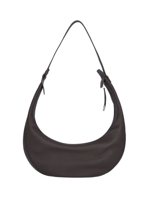 Augustina Logo Leather Shoulder Bag