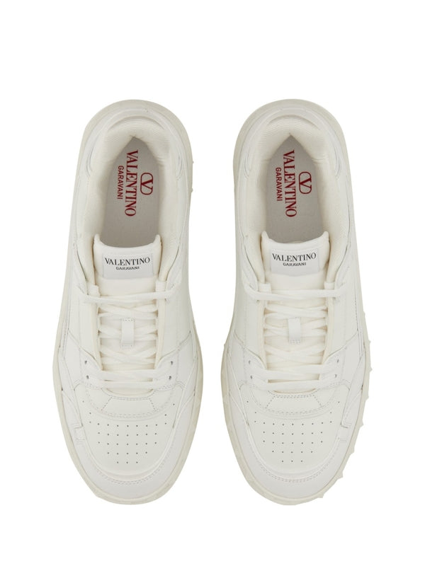 Valentino White Low Top Sneakers