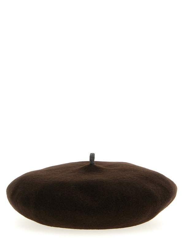 Brunello Cucinelli Brown Beret