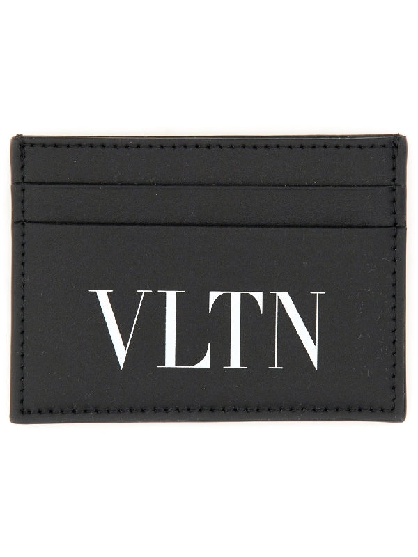 Vltm Leather Card Wallet