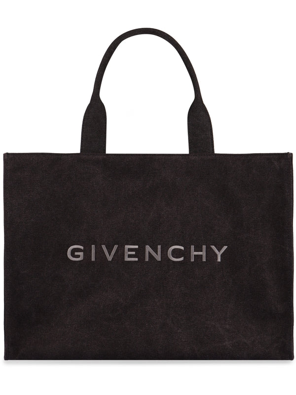 4G Logo Canvas Tote Bag