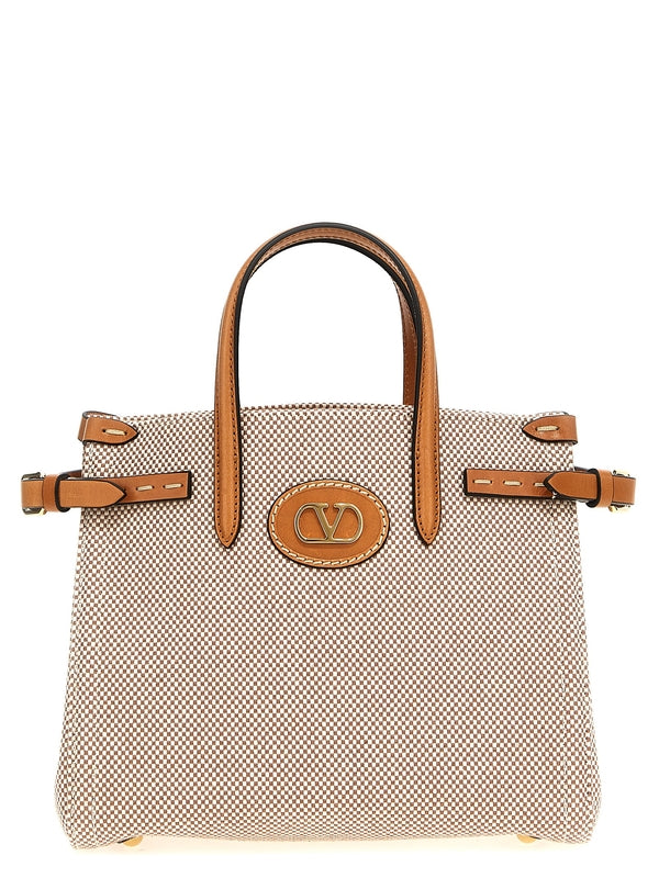 Antibes Logo Cotton Small Tote Bag