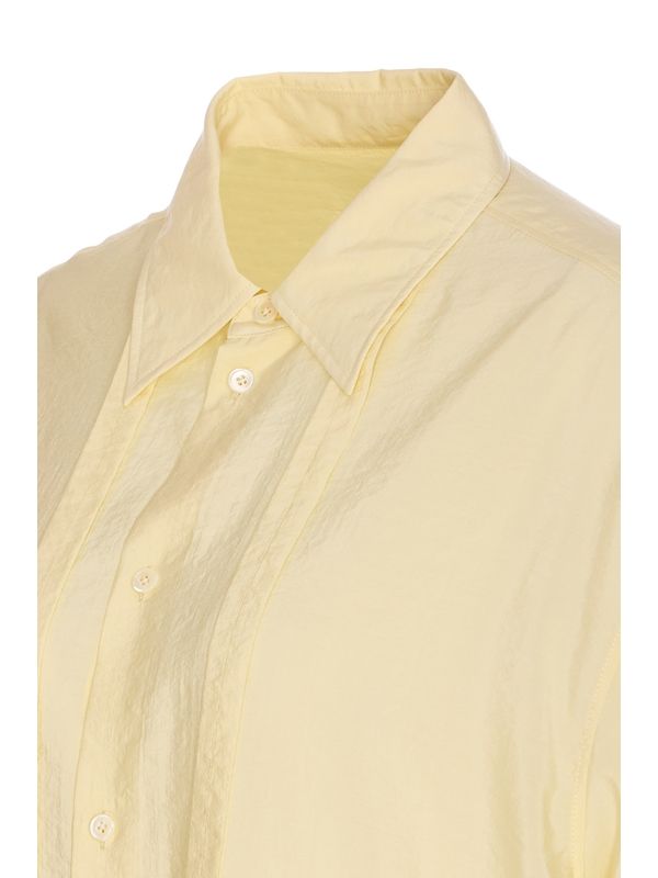 Tie Detail Silk Blend Shirt