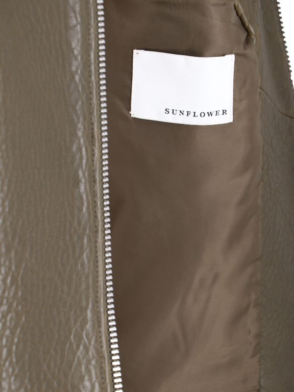 Leather Zip-Up Jacket