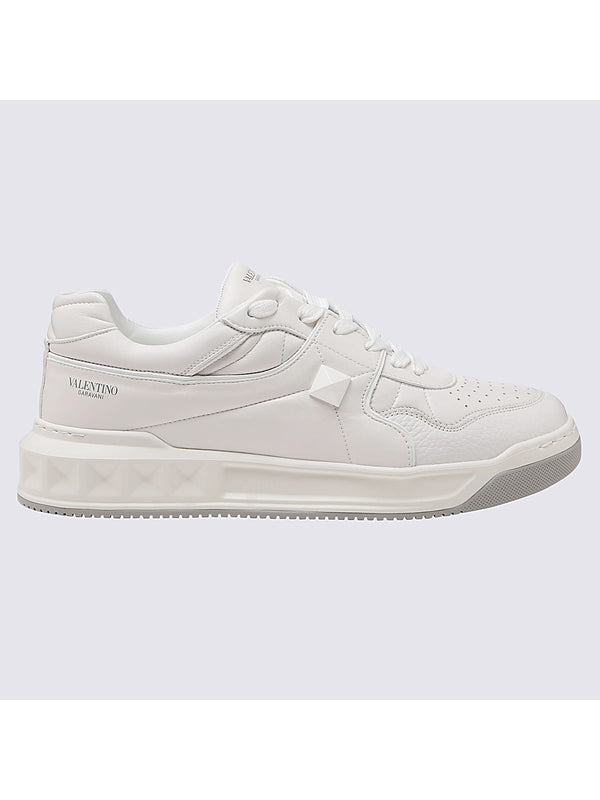 Valentino White Low Top Sneakers