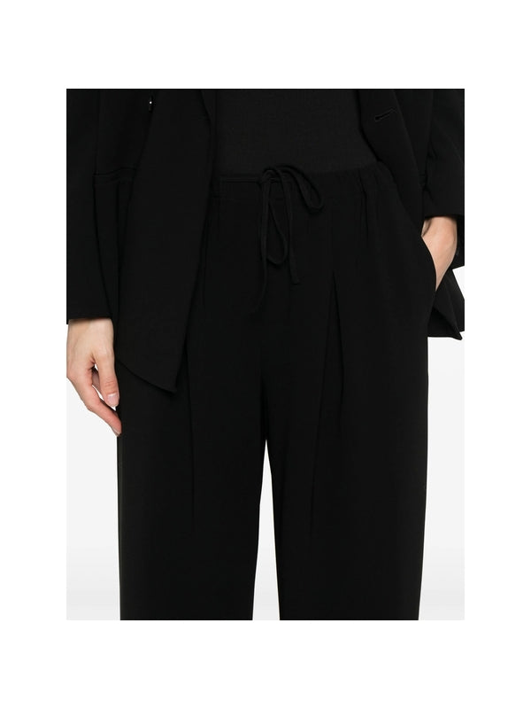 Drawstring Pleats Detail Pants