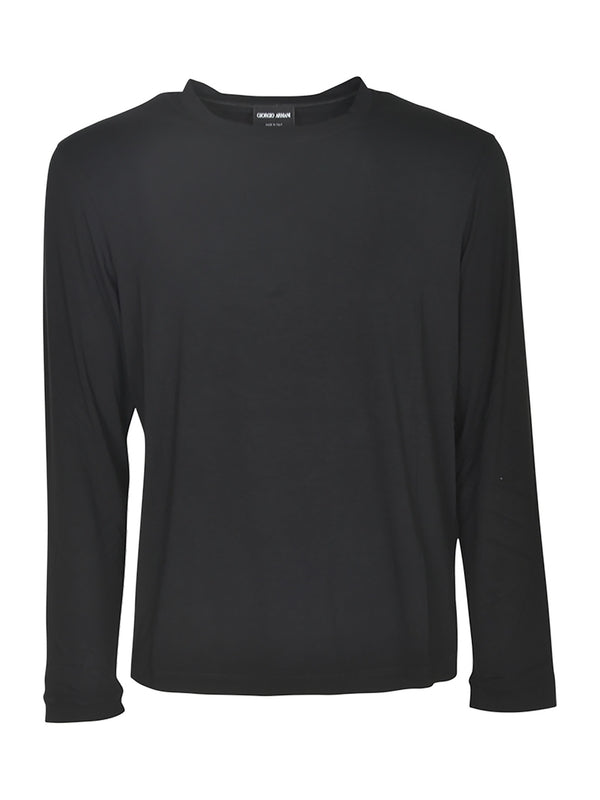 Black Long-sleeve Top