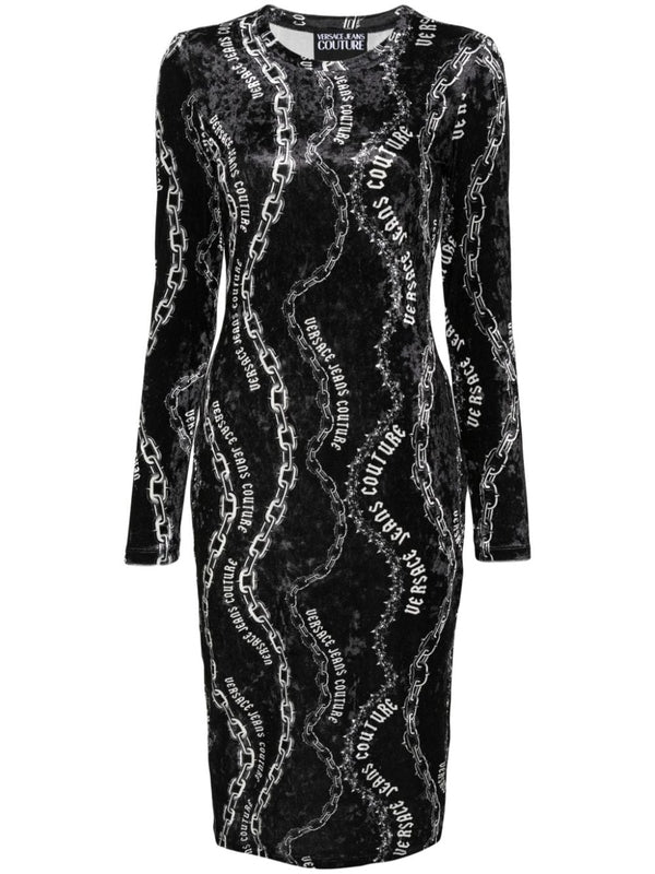 Allover Print Midi Dress