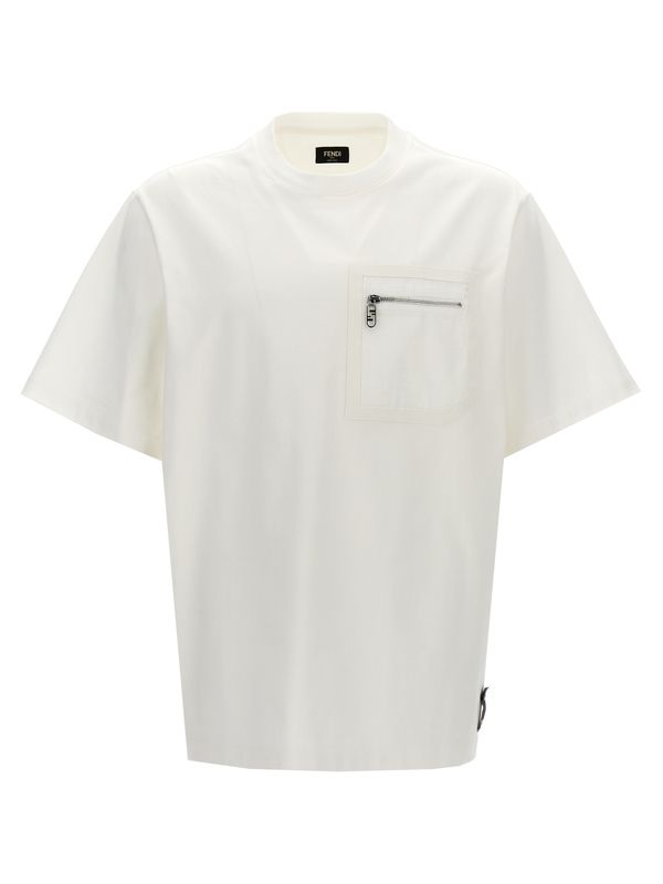 Zipper Pocket Short Sleeve T-shirt