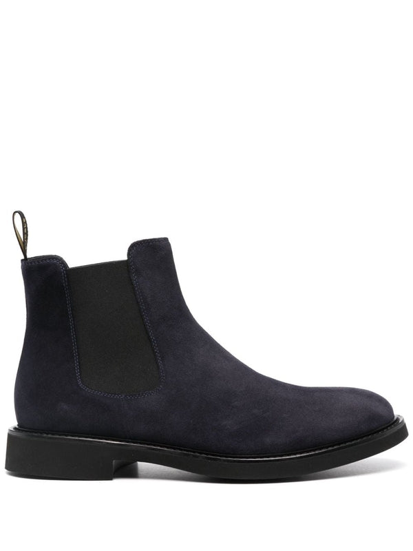 Doucal'S Navy Chelsea Boots