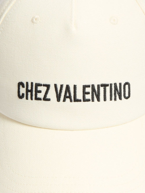 Valentino Ivory Ball Cap