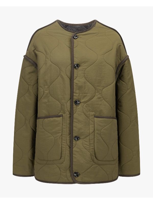 Reversible Camouflage Quilted Jacket