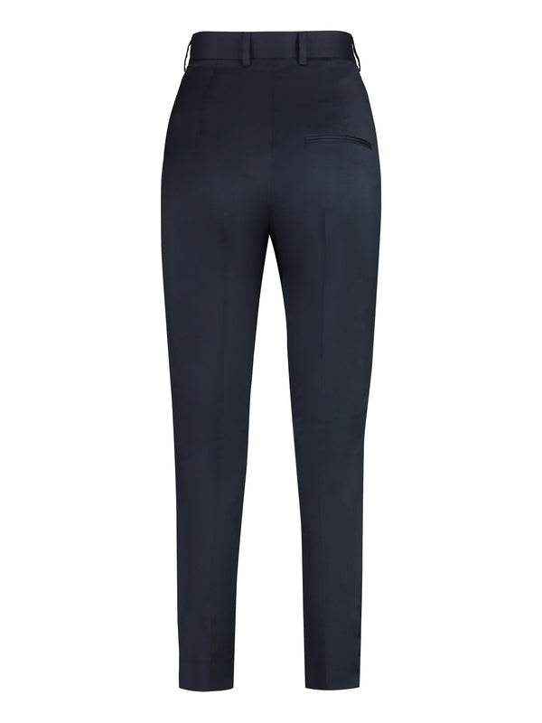 Crop Wool Tailored Pants