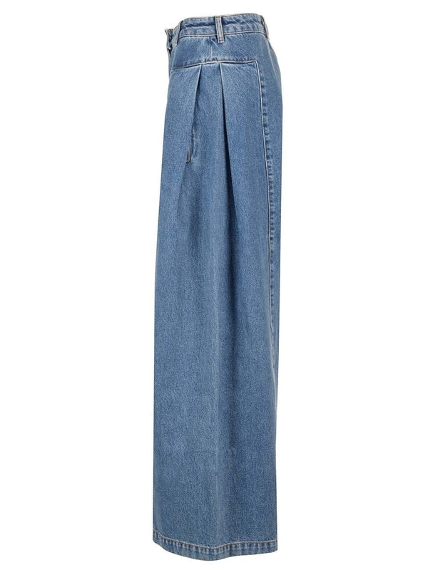 Wide Denim Pants