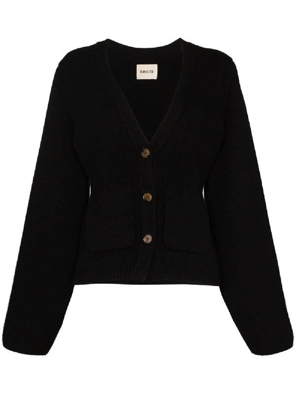 Khaite Black Cardigans