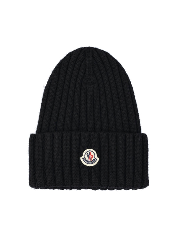 Logo Patch Wool Beanie