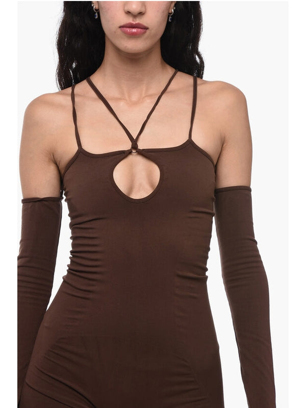 Andrea Damo Brown Bodysuit