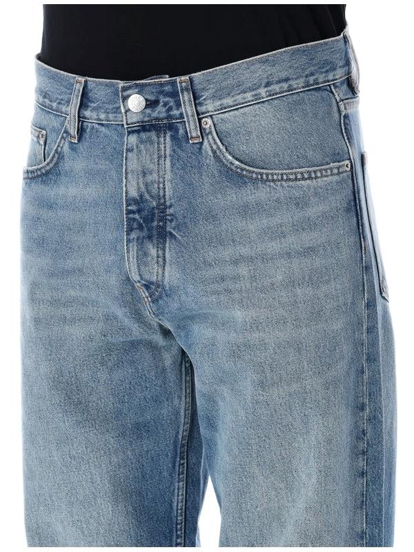 Loose Fit Cotton Denim Pants