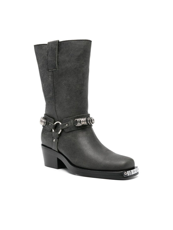 Motty Buckle Ankle Boots