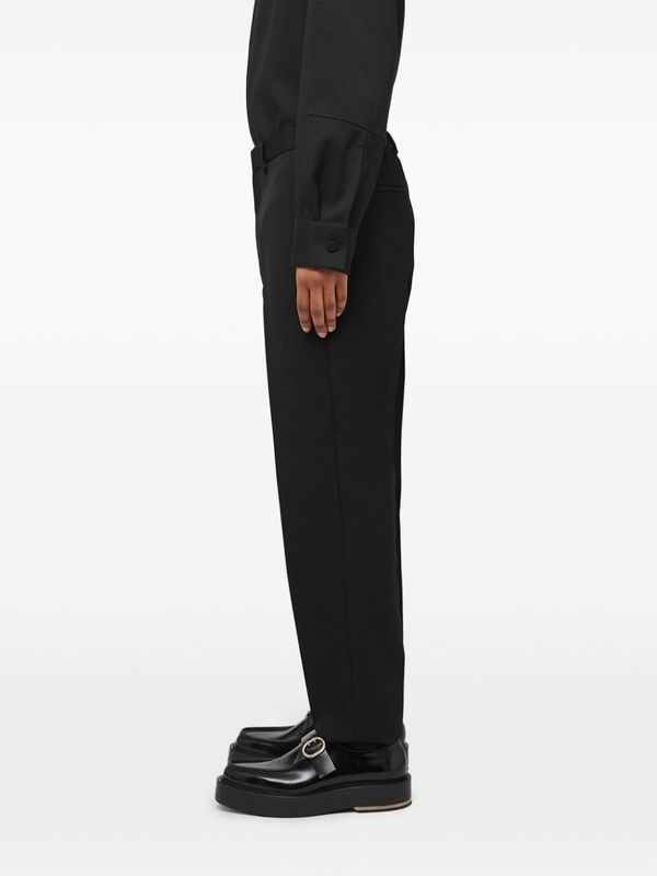 Black Wool Tailored Pants - Jente