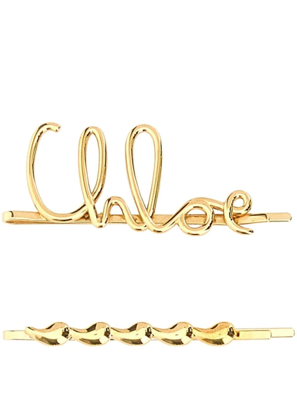 Logo Plaque Metal Hairpin