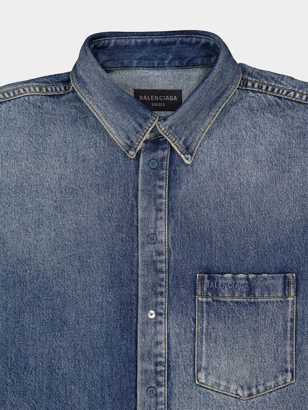 Vintage Washing Denim Shirt