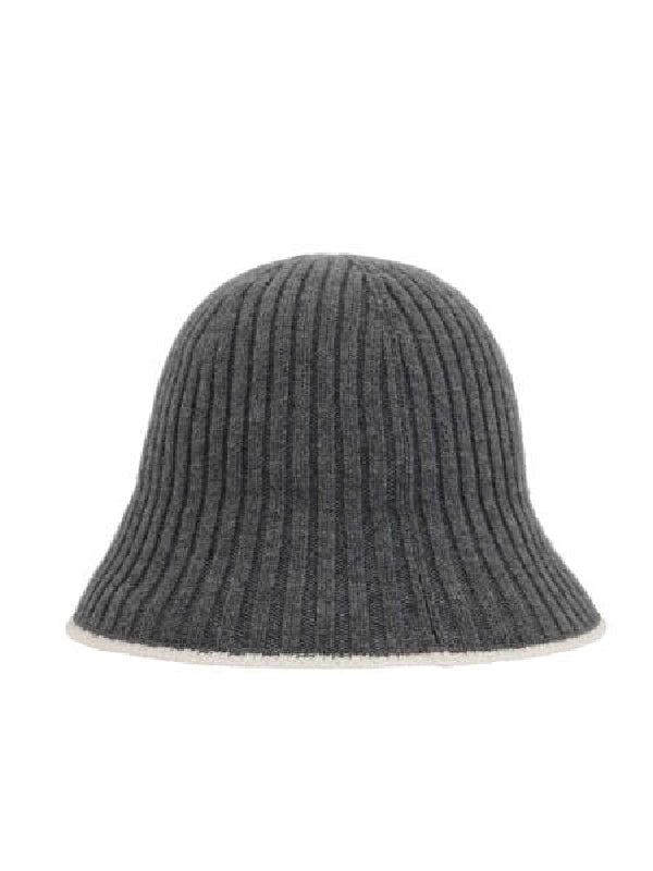 Wool Blend Rib Bucket Hat