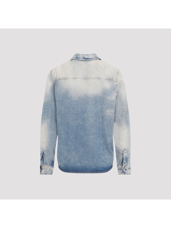 Washed Cotton Denim Shirt