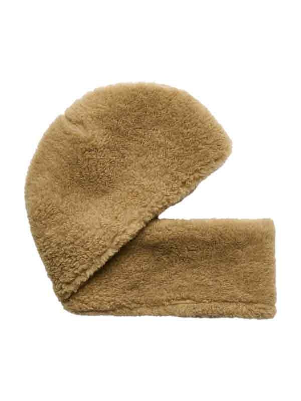 SNOOD curly wool barraclava