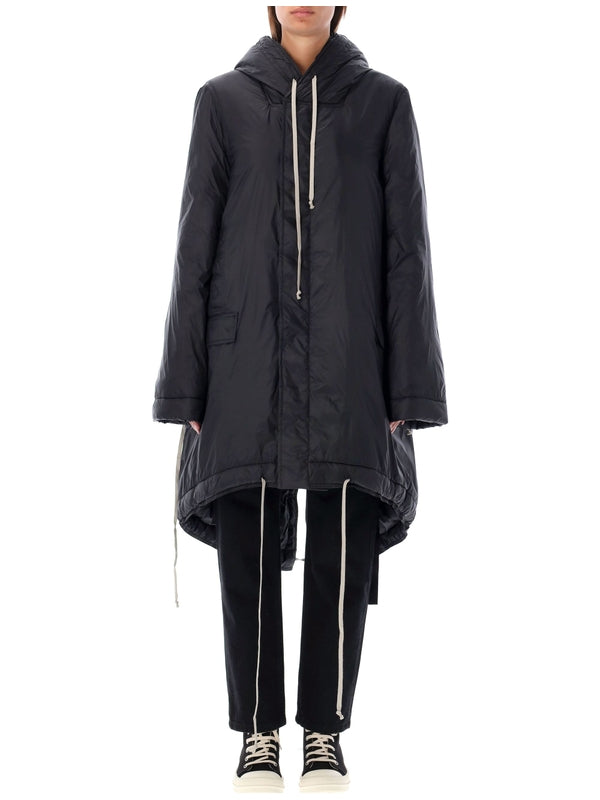 Drawstring Fishtail Parka