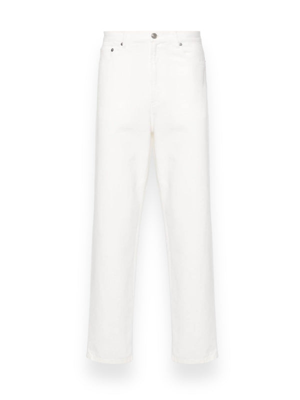 White Denim Pants