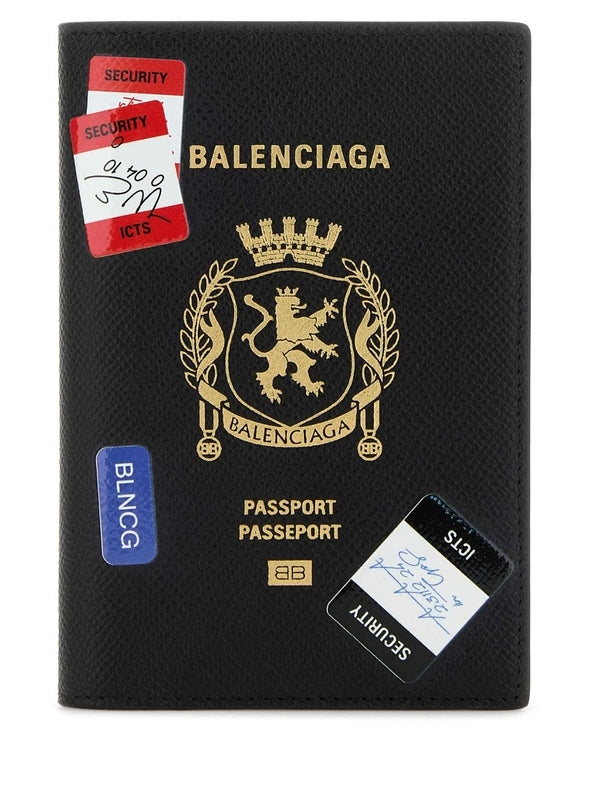 Balenciaga Black Card Holders