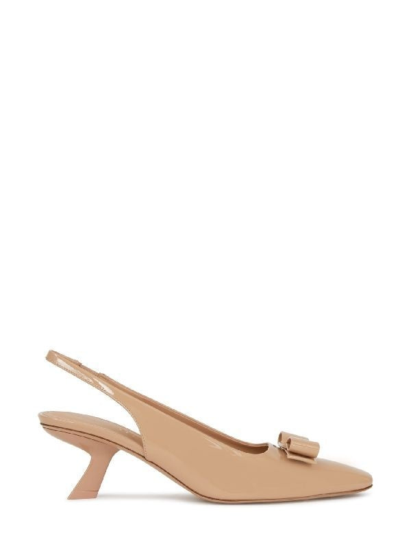 Vara Bow Patent Leather Slingback Heels