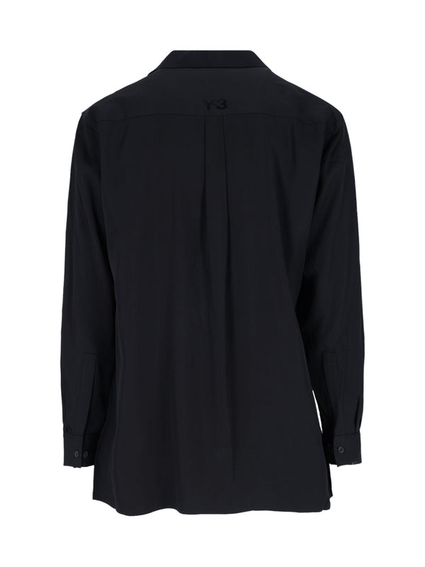 Back Logo Viscose Shirt