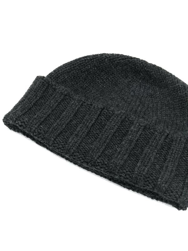 Cashmere Turn-Up Beanie